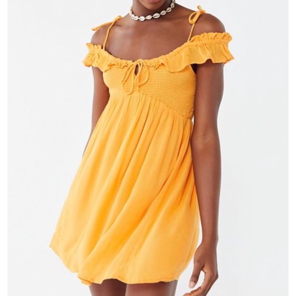 UO Josephine Gauze Babydoll Mini Dress - Picture 2 of 6